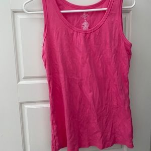 hot pink tank top